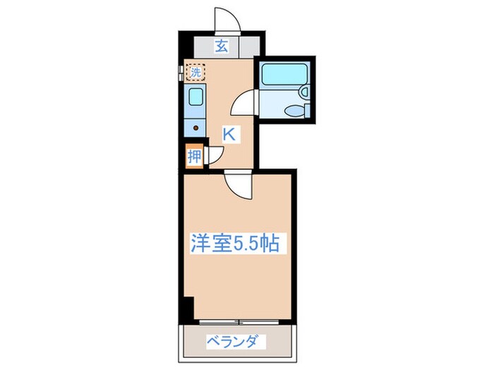 コンフォ－ル煉瓦館の物件間取画像