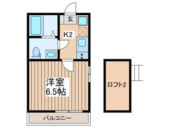 シエル狭山ヶ丘の物件間取画像