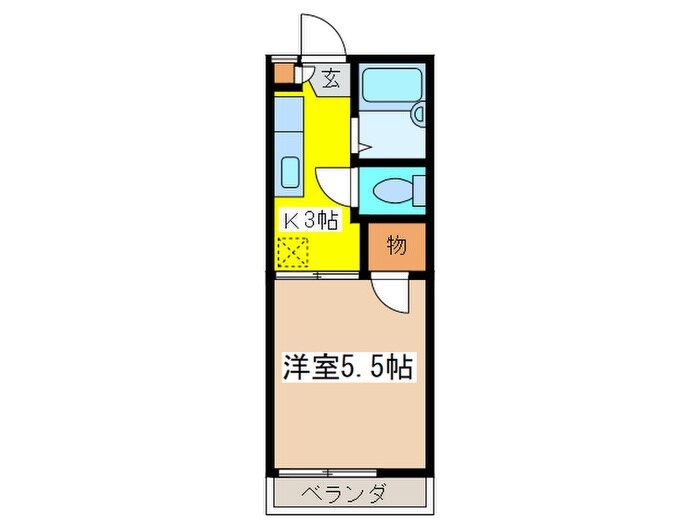 プラムハイツ狛江の物件間取画像