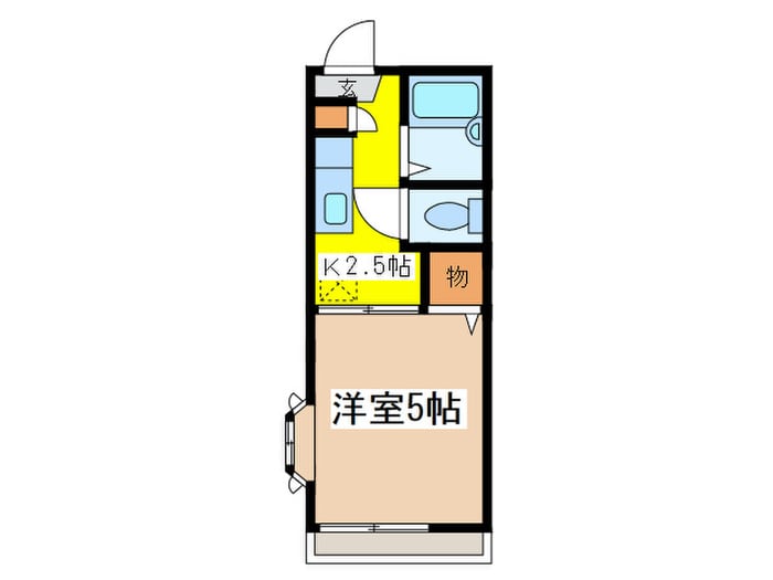 プラムハイツ狛江の物件間取画像