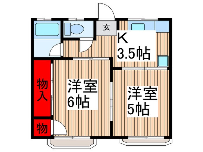 物件間取画像