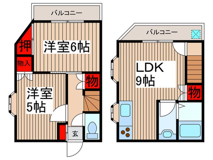 ポエムⅡの物件間取画像