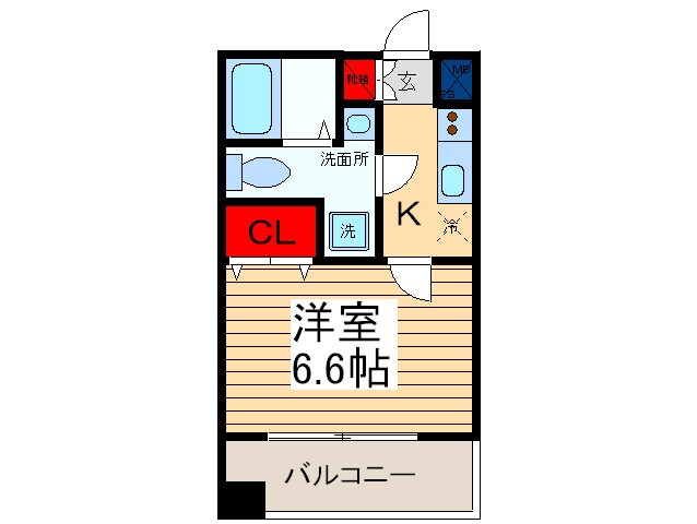 アクアタウンＥＡＳＴ１の物件間取画像