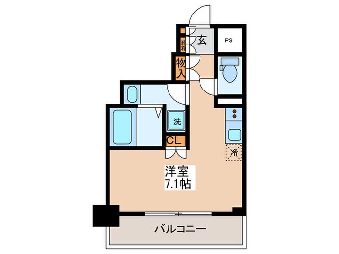 レジディア中落合A棟の物件間取画像
