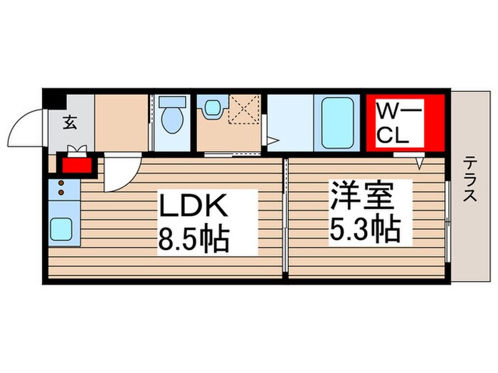 ルレーブ南流山の物件間取画像