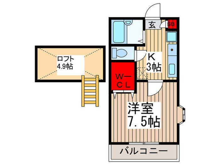 セゾンコート和光の物件間取画像