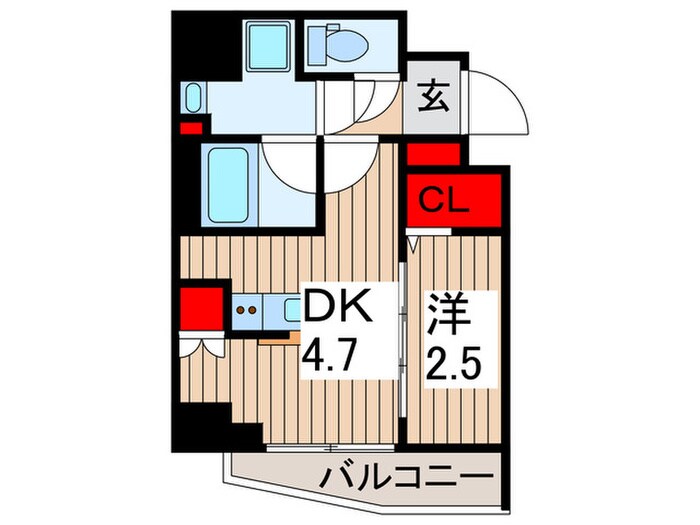 ARKMARK五反野の物件間取画像