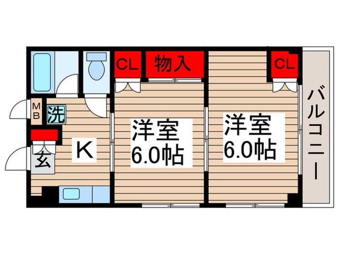 メゾンFKの物件間取画像