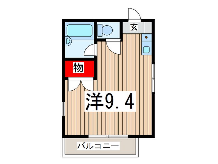 シャンブルＲレティナの物件間取画像