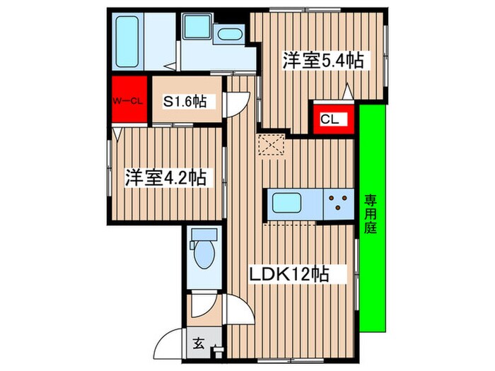 ブライトレジデンス向ヶ丘遊園の物件間取画像