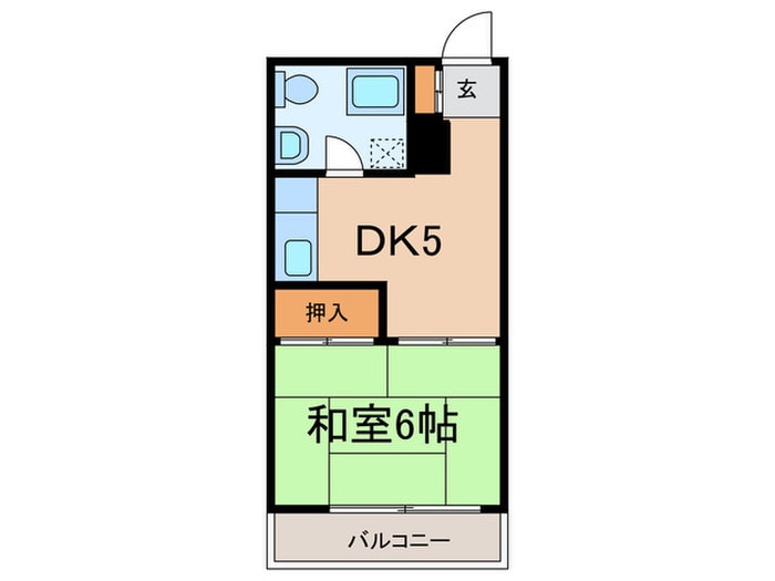 秀峰ハイツの物件間取画像