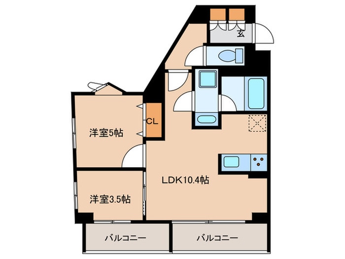 ラティエラ品川西大井の物件間取画像