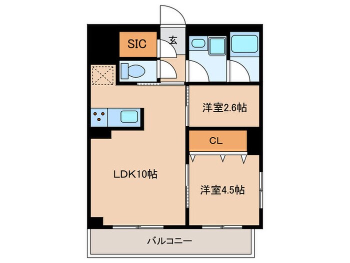 ラティエラ品川西大井の物件間取画像