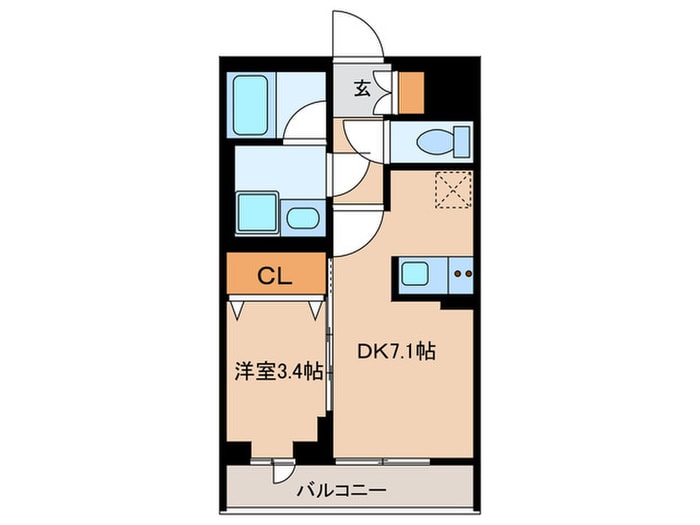 ラティエラ品川西大井の物件間取画像