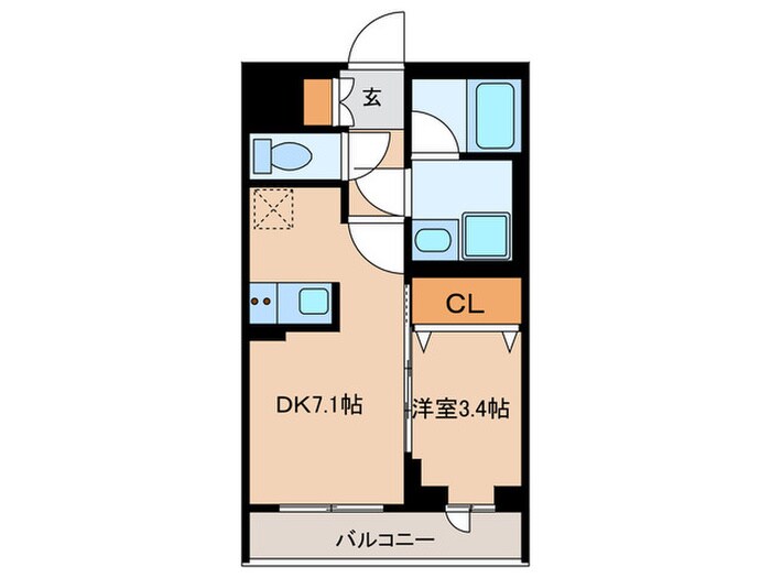 ラティエラ品川西大井の物件間取画像