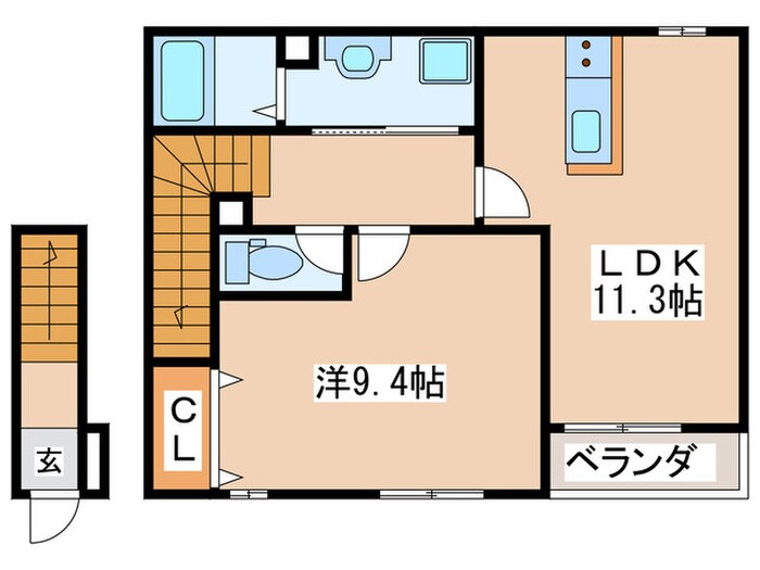 フォレストヴィラの物件間取画像