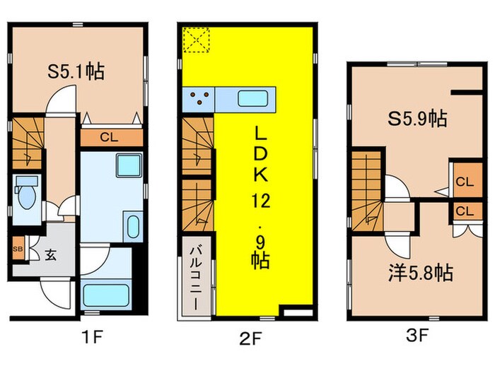 Kolet椎名町#02の物件間取画像