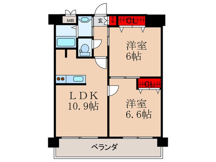 物件間取画像