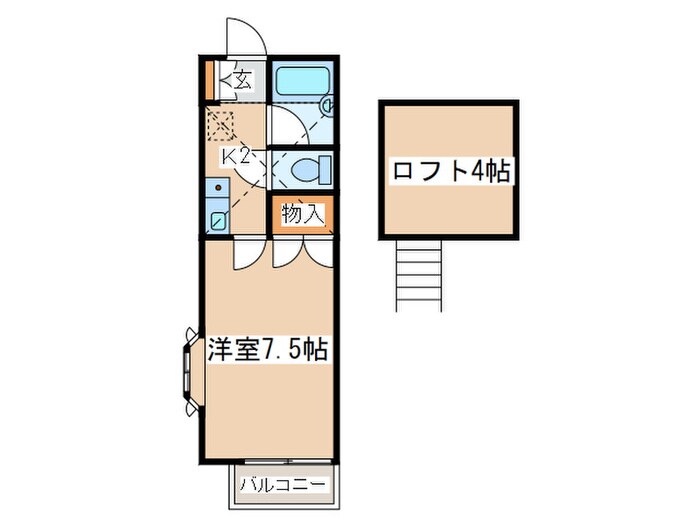 ベイハイツの物件間取画像