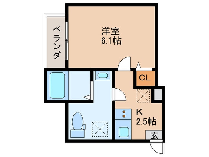 エクセラン高松の物件間取画像