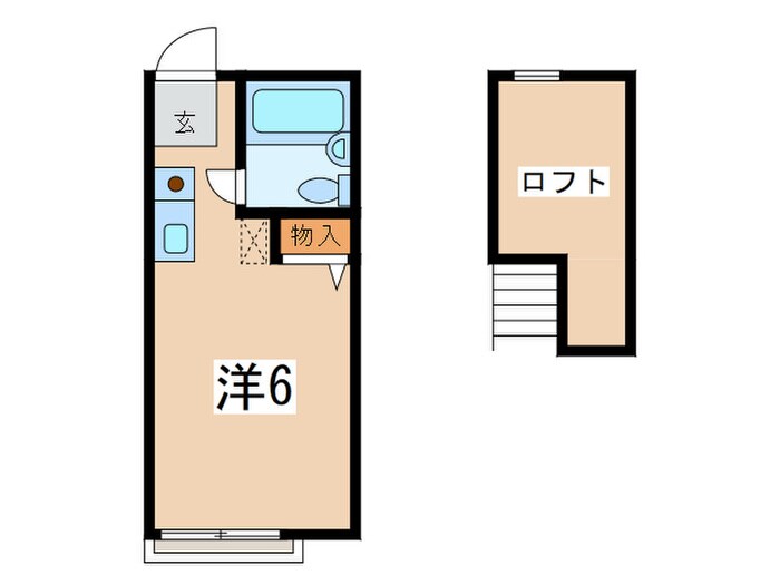 ペントハウスの物件間取画像