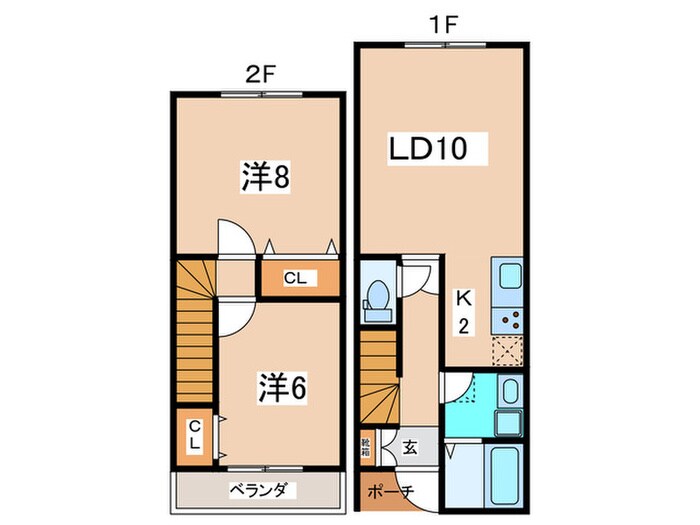 Para Ninos Yamateの物件間取画像