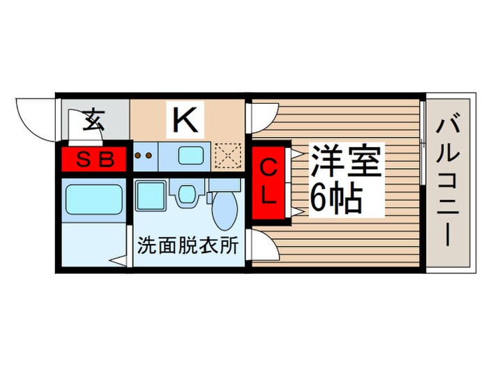 ベルメント東逆井の物件間取画像