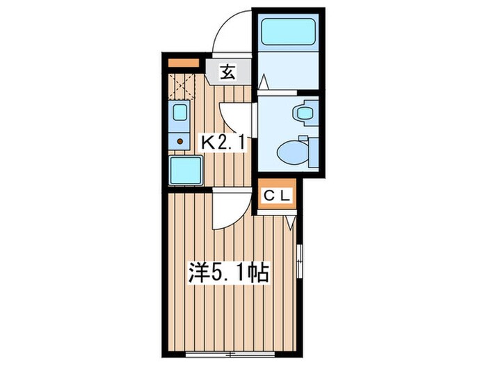 メゾン　ド　シエル　矢口台の物件間取画像