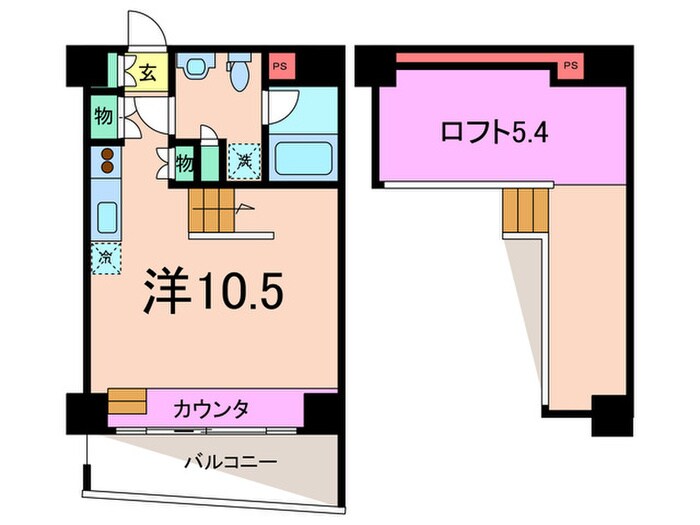 レジディア目黒Ⅲの物件間取画像