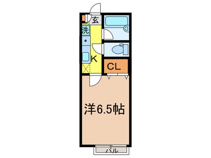 ハウス臼井Ⅱの物件間取画像