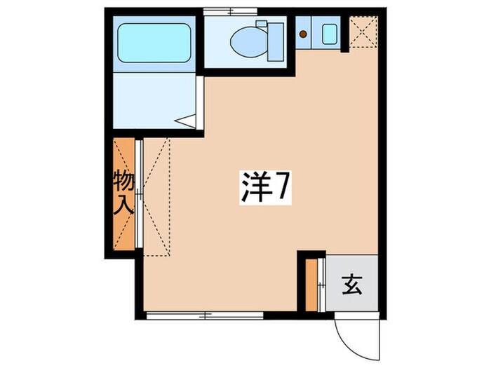 ハイツ市川の物件間取画像