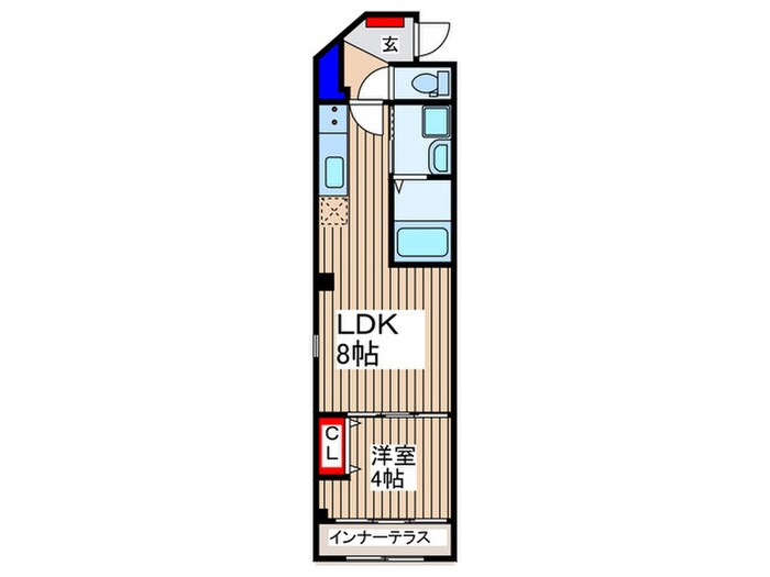 サウダージの物件間取画像