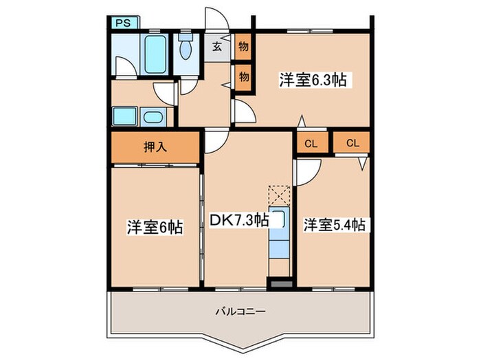 グランドルチェの物件間取画像