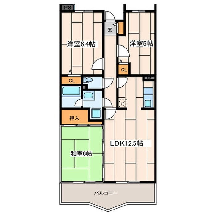 グランドルチェの物件間取画像
