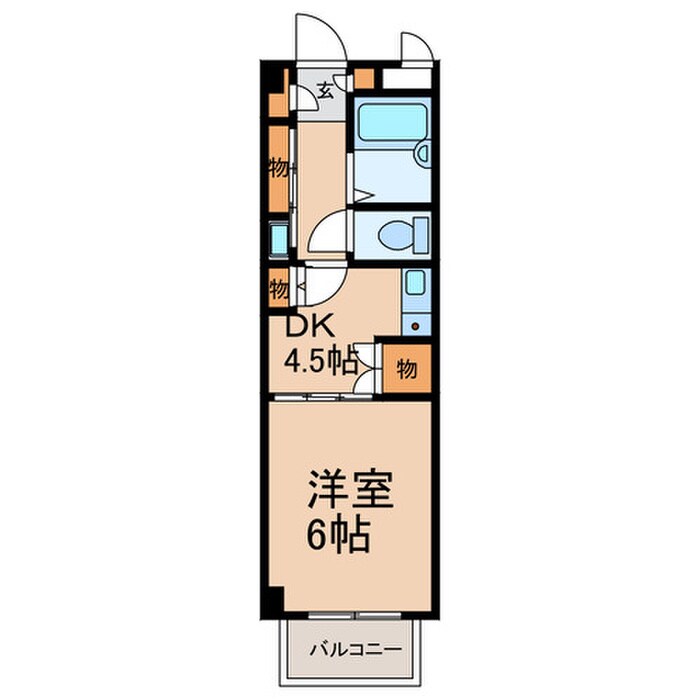 カーサ・ラ・フエンテの物件間取画像