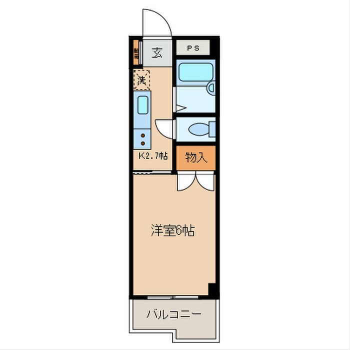 マンション如月の物件間取画像