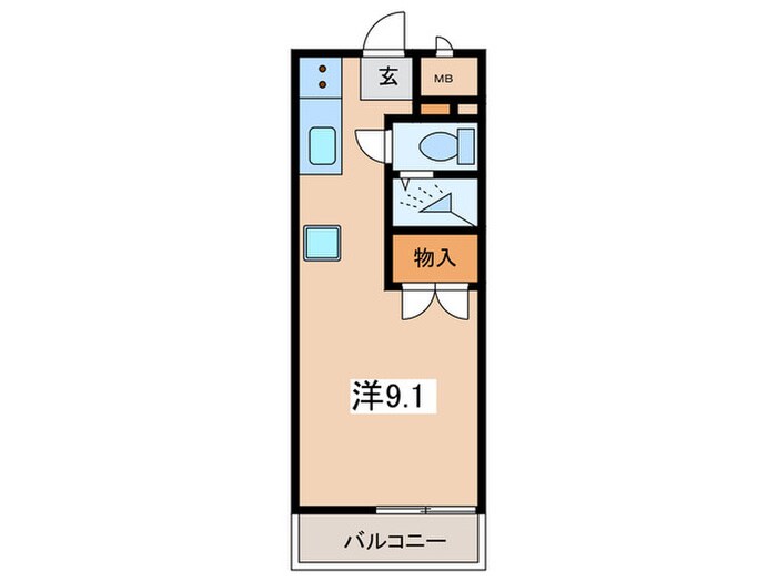 サンブリッジの物件間取画像