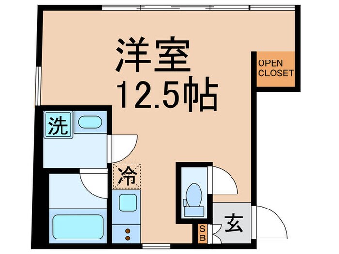 ESCENARIO目黒花房山の物件間取画像