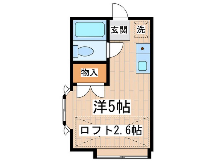 キャナール壱番館の物件間取画像