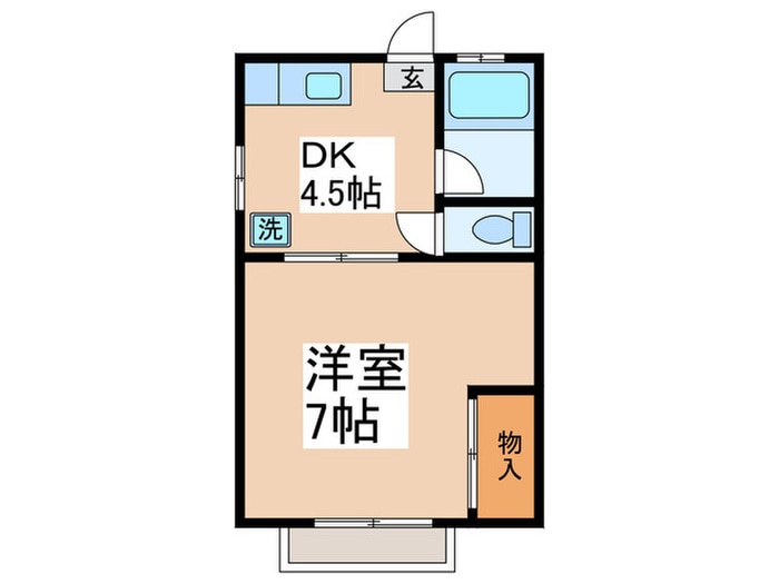 ガ－デンハウスＡ棟の物件間取画像