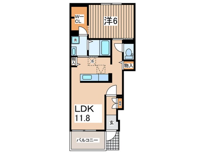 モーレフの物件間取画像