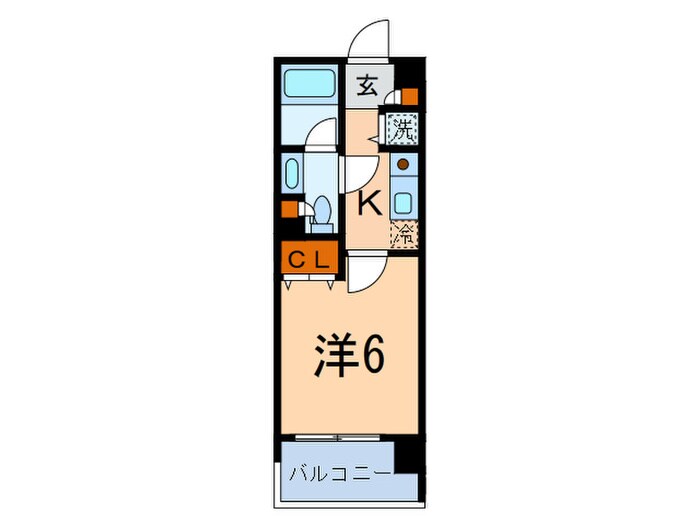 エコロジ－白山レジデンスの物件間取画像