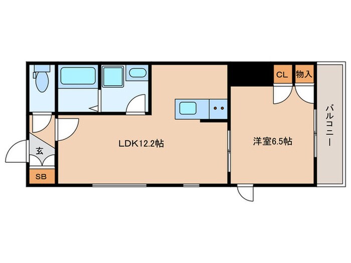 マンション大山の物件間取画像