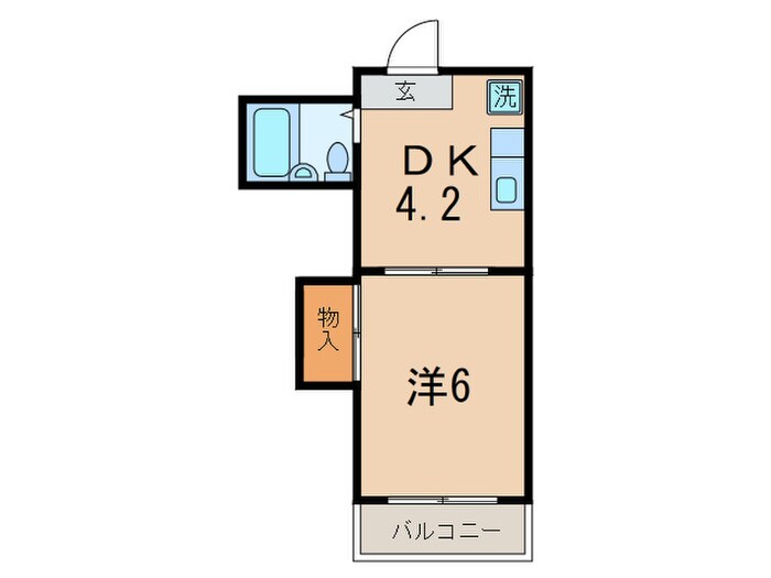 エクセルハナブサの物件間取画像