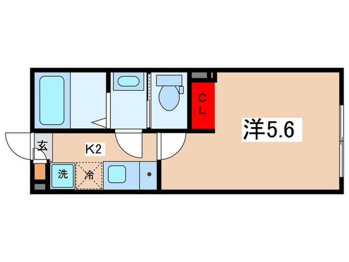 ハレレア生田の物件間取画像