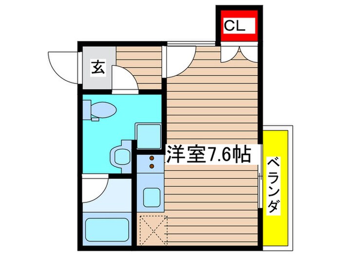 カーム検見川の物件間取画像