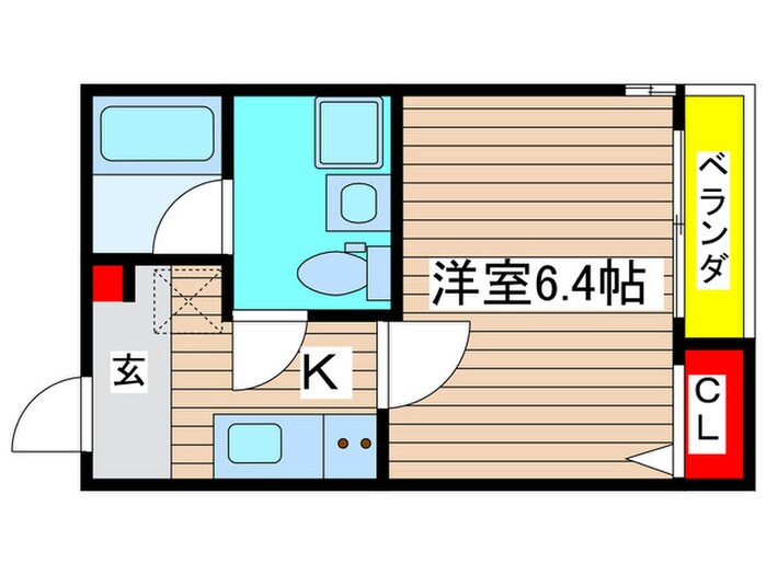 カーム検見川の物件間取画像