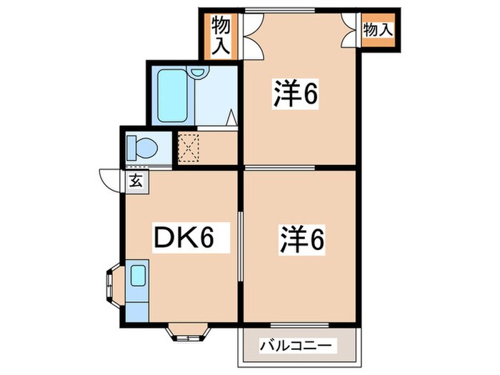 カシーナSTの物件間取画像