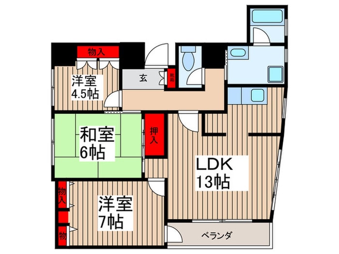 ＹＮビルの物件間取画像