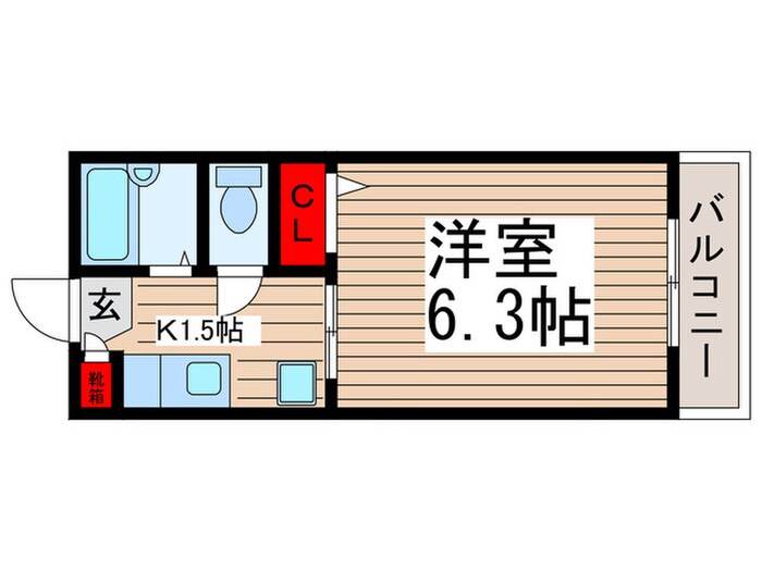 グランメ－ルサイキの物件間取画像
